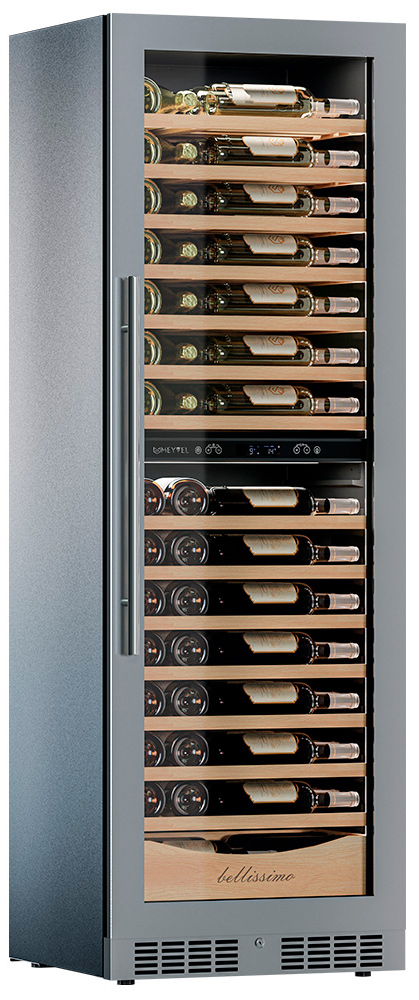 Винный шкаф двухзонный Meyvel MV110-KST2 (Slim)