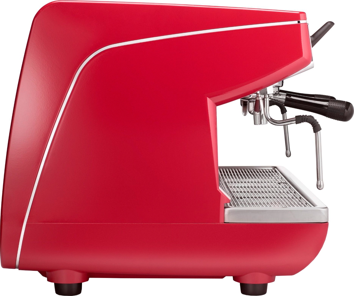 Рожковая кофемашина Nuova Simonelli Appia Life XT 2Gr V 220V красная+высокие группы (168250)