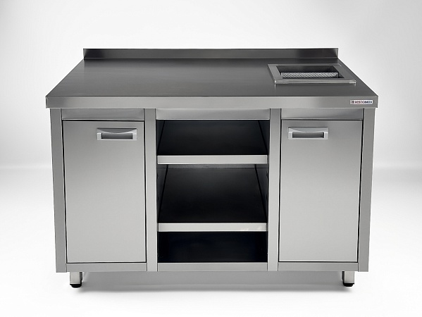 Барная станция для кофемашин Restoinox БСНКР-12/7-БП с нок-бокс