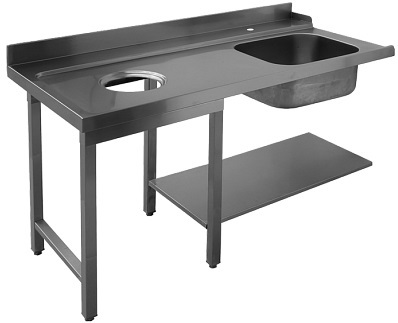 Стол сортировочный с отверстием для отходов Apach Chef Line L75448