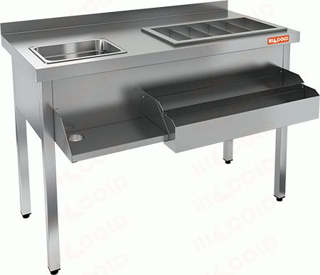 Барная станция коктейльная открытая Hicold НКС-10/6БПК