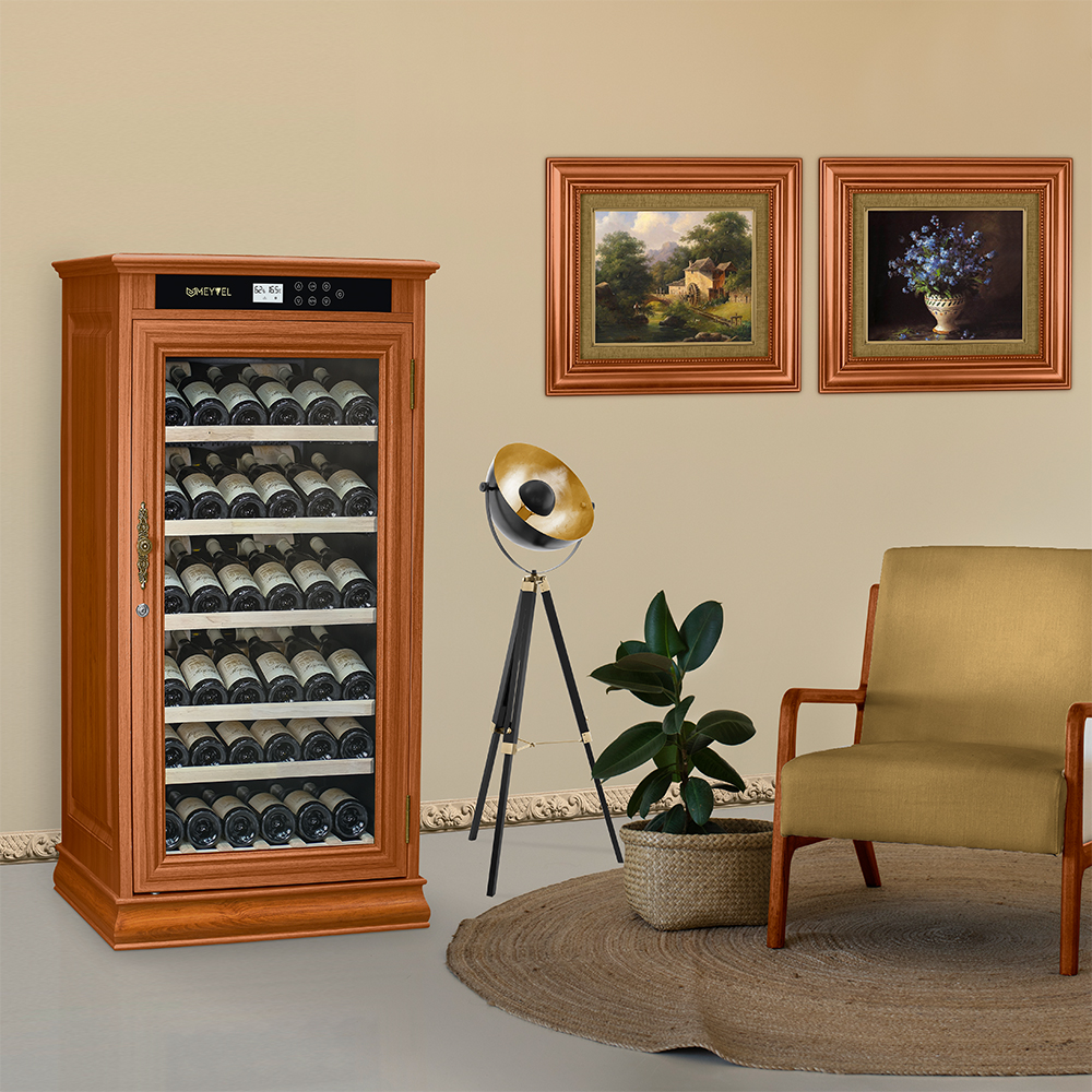 Винный шкаф монотемпературный Meyvel MV69-WA1-C (Almond)