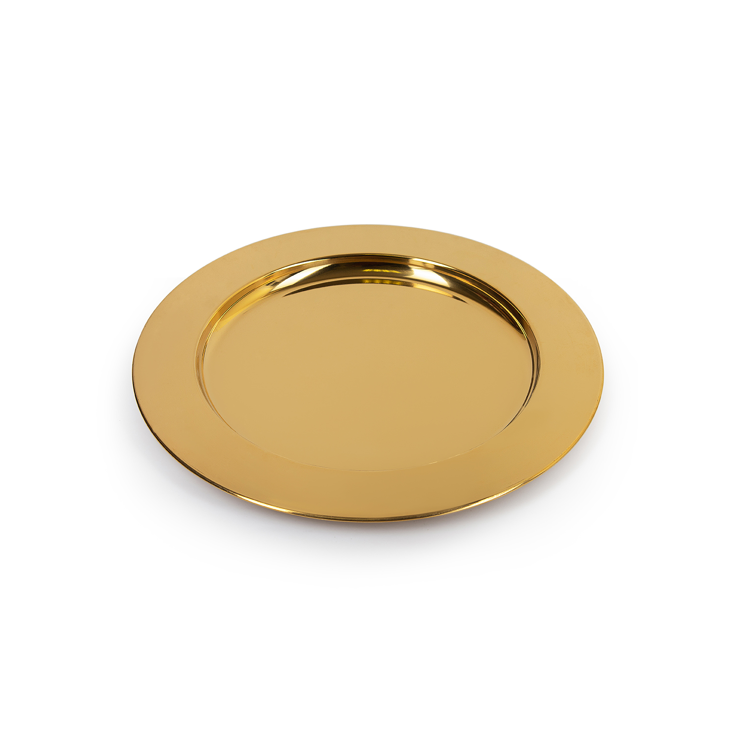 Блюдо круглое Luxstahl 12'' 300мм, нерж/золото[RGS-PJ102-D]