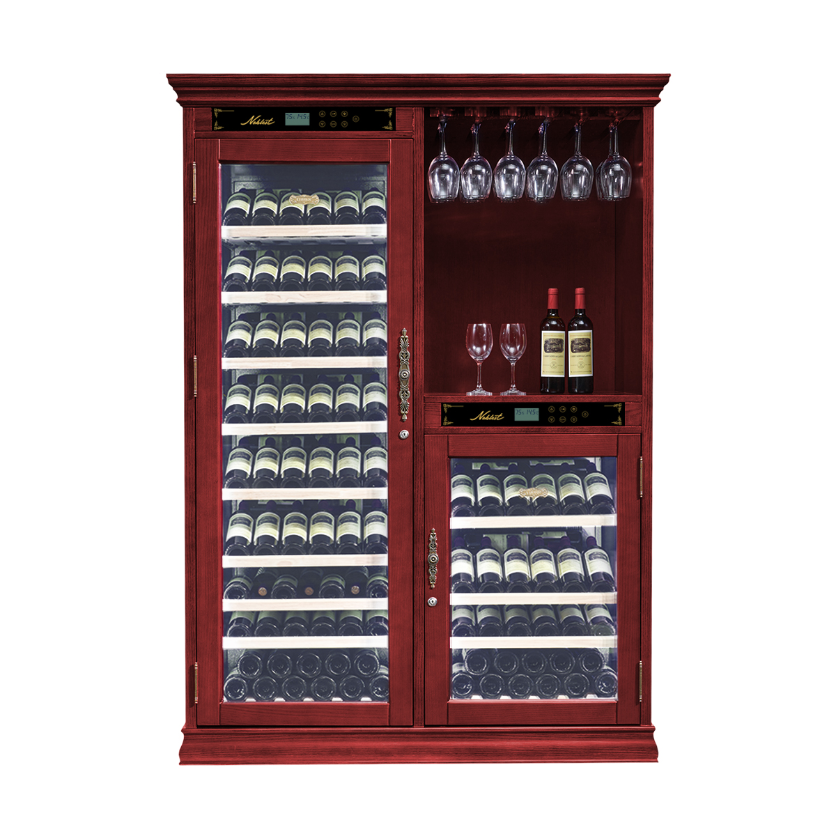 Винный шкаф двухзонный Libhof NBD-145 Red Wine