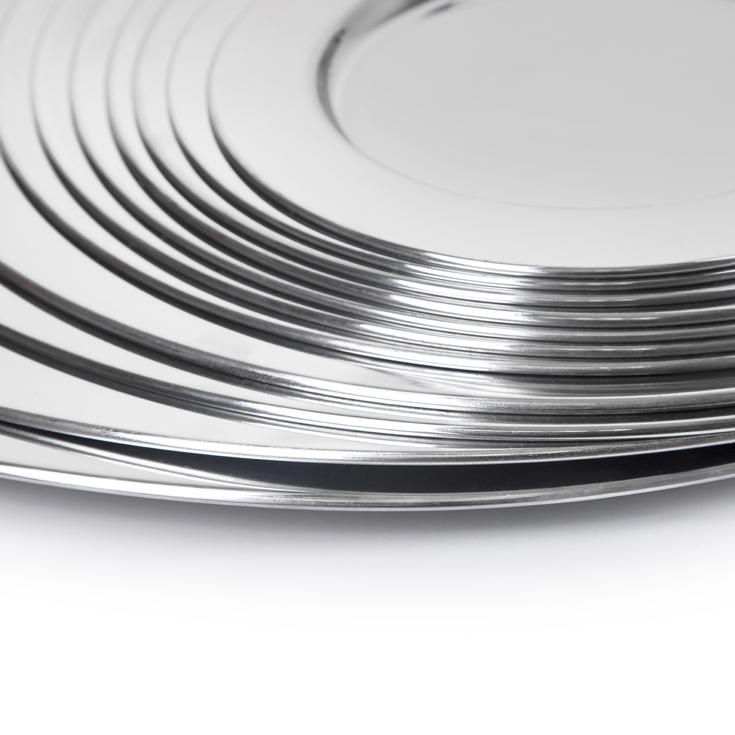 Блюдо круглое Luxstahl 11'' 280мм, нерж.[RGS-PJ102]