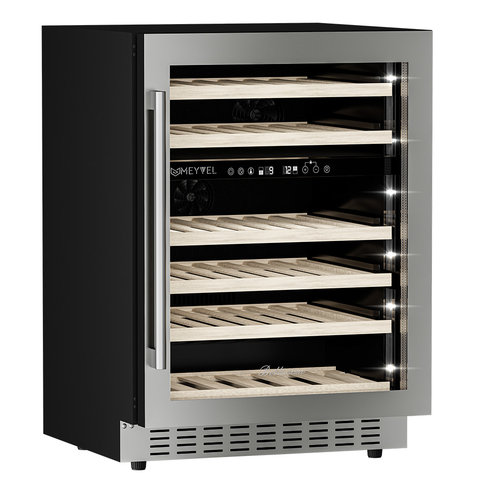 Винный шкаф двухзонный Meyvel MV46PRO-KST2