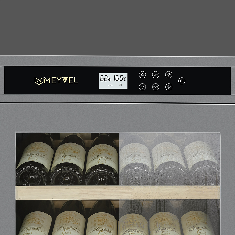 Винный шкаф монотемпературный Meyvel MV69-WG1-M (Grey Quartz)