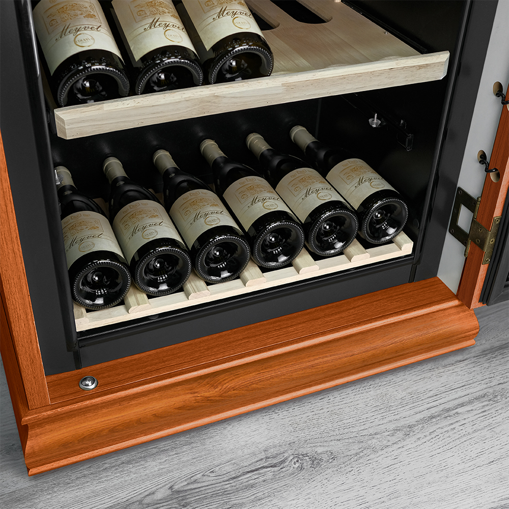 Винный шкаф монотемпературный Meyvel MV102-WA1-C (Almond)