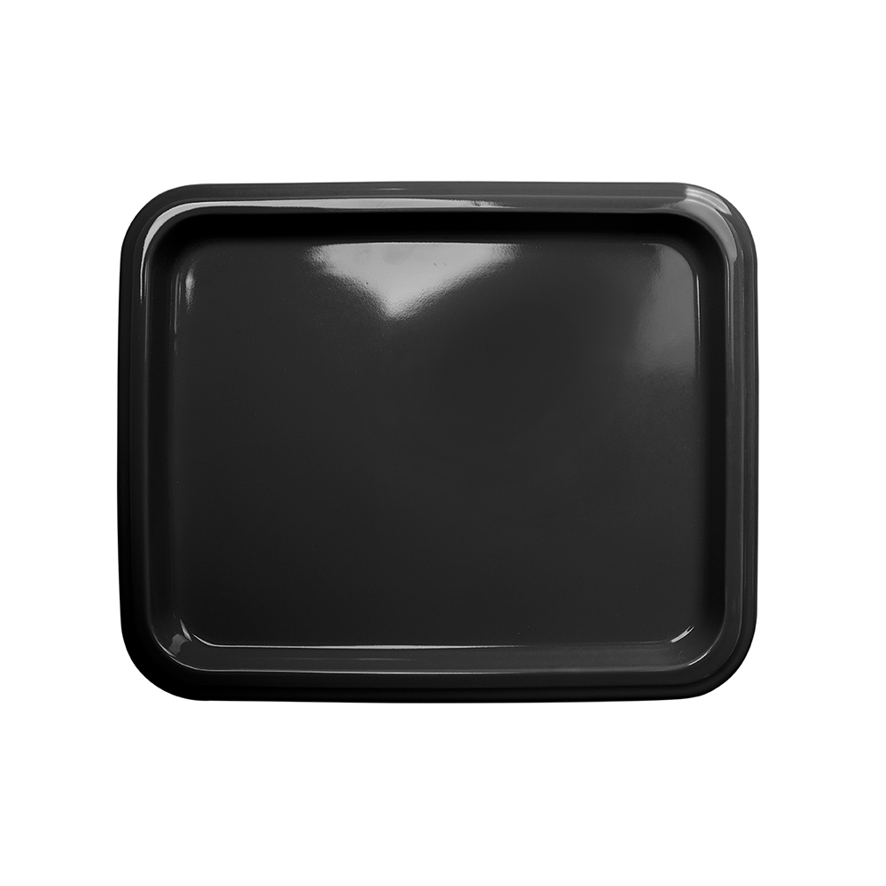 Гастроемкость керамическая Luxstahl Corone GN 1/2 330х268х20 мм черная [LQ-QK15076-K]