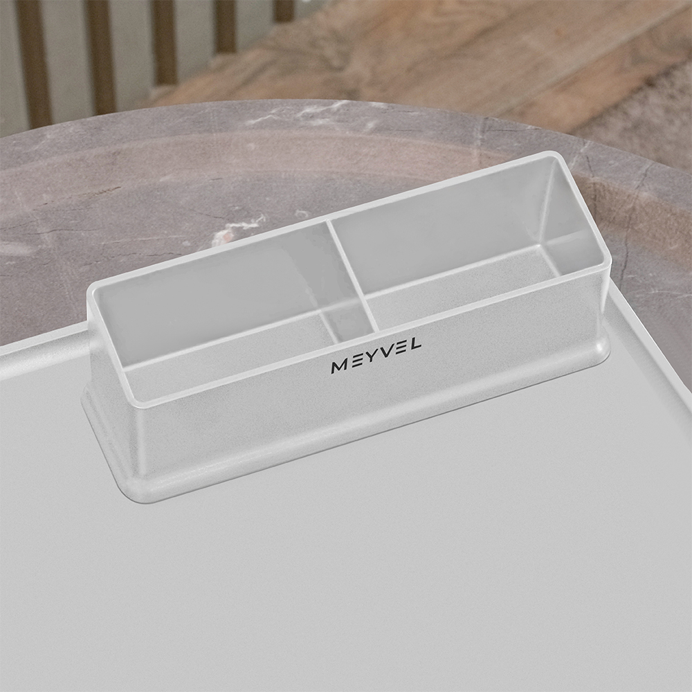 Поднос с менажницей для чая Meyvel A-002 (White)