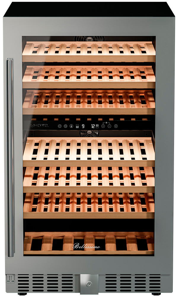 Винный шкаф двухзонный Meyvel MV77PRO-KST2