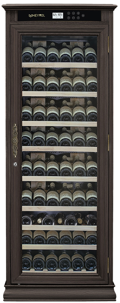 Винный шкаф монотемпературный Meyvel MV102-WD1-C (Dark Chocolate)