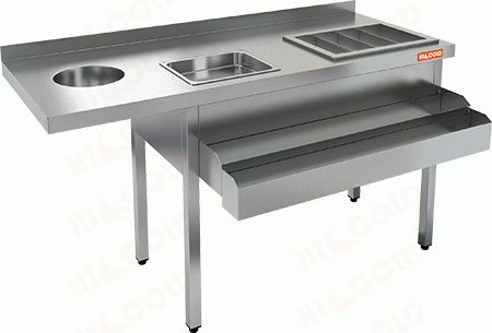 Барная станция коктейльная открытая Hicold НКС-14/6БК