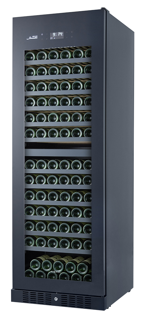 Винный шкаф двухзонный Libhof SRD-164 Black