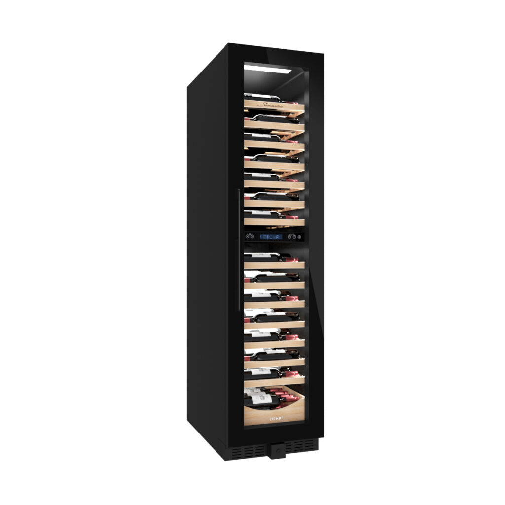 Винный шкаф двухзонный Libhof SMD-105 black