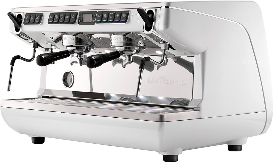 Рожковая кофемашина Nuova Simonelli Appia Life XT 2Gr V 220V белая+высокие группы (168251)