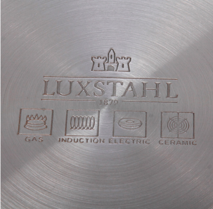 Сковорода Luxstahl 340/50 из нержавеющей стали [C24131]