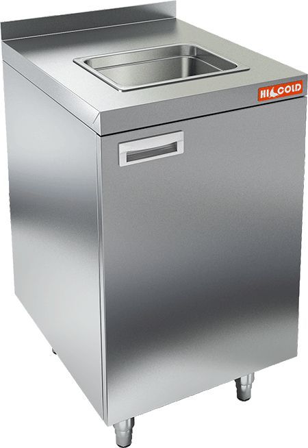Стол закрытый с мойкой Hicold НБМСЗМ-4/5Б