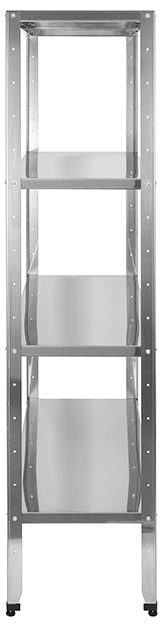 Стеллаж Luxstahl СР-1800х600х400/4 нержавеющая сталь