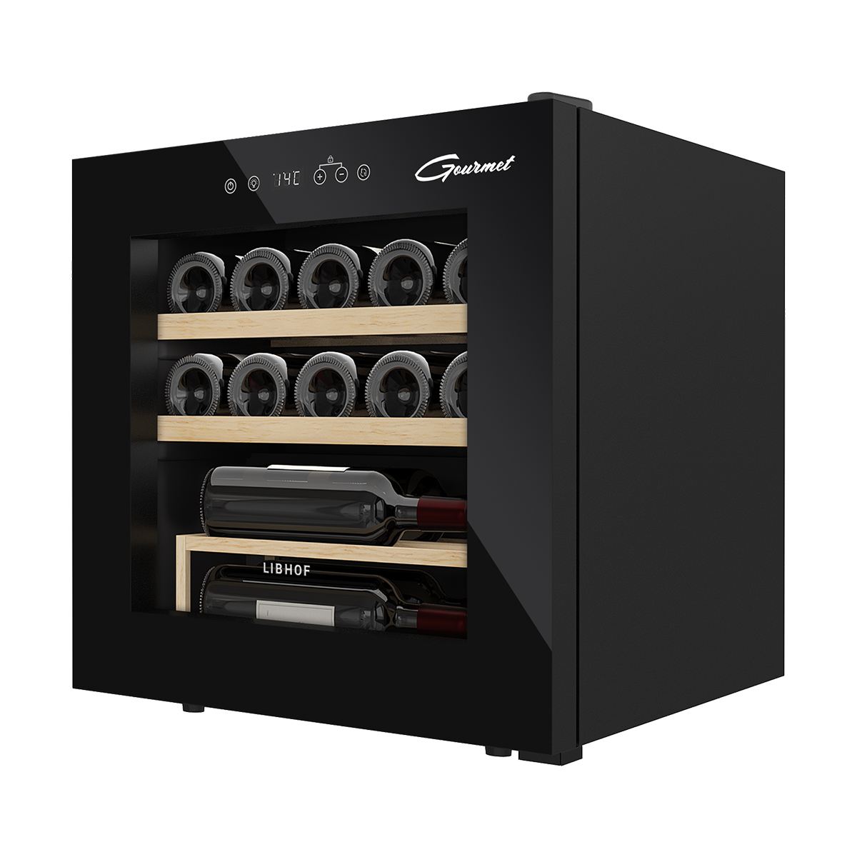 Винный шкаф монотемпературный Libhof GM-14 black