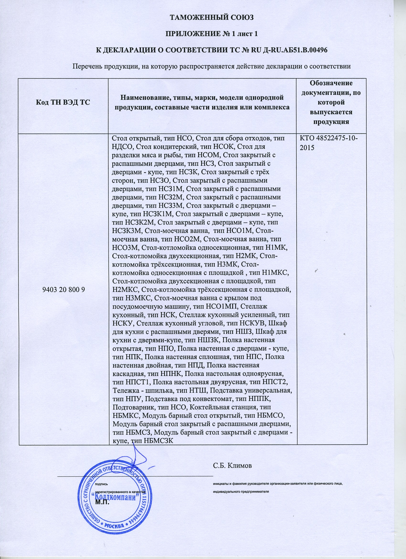 Ванна моечная Hicold НСО2М-13/6БР ЭН