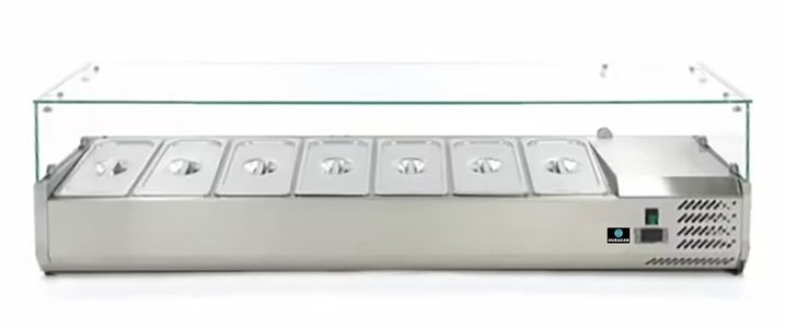 Холодильная витрина для ингредиентов Hurakan HKN-VRX1500/330