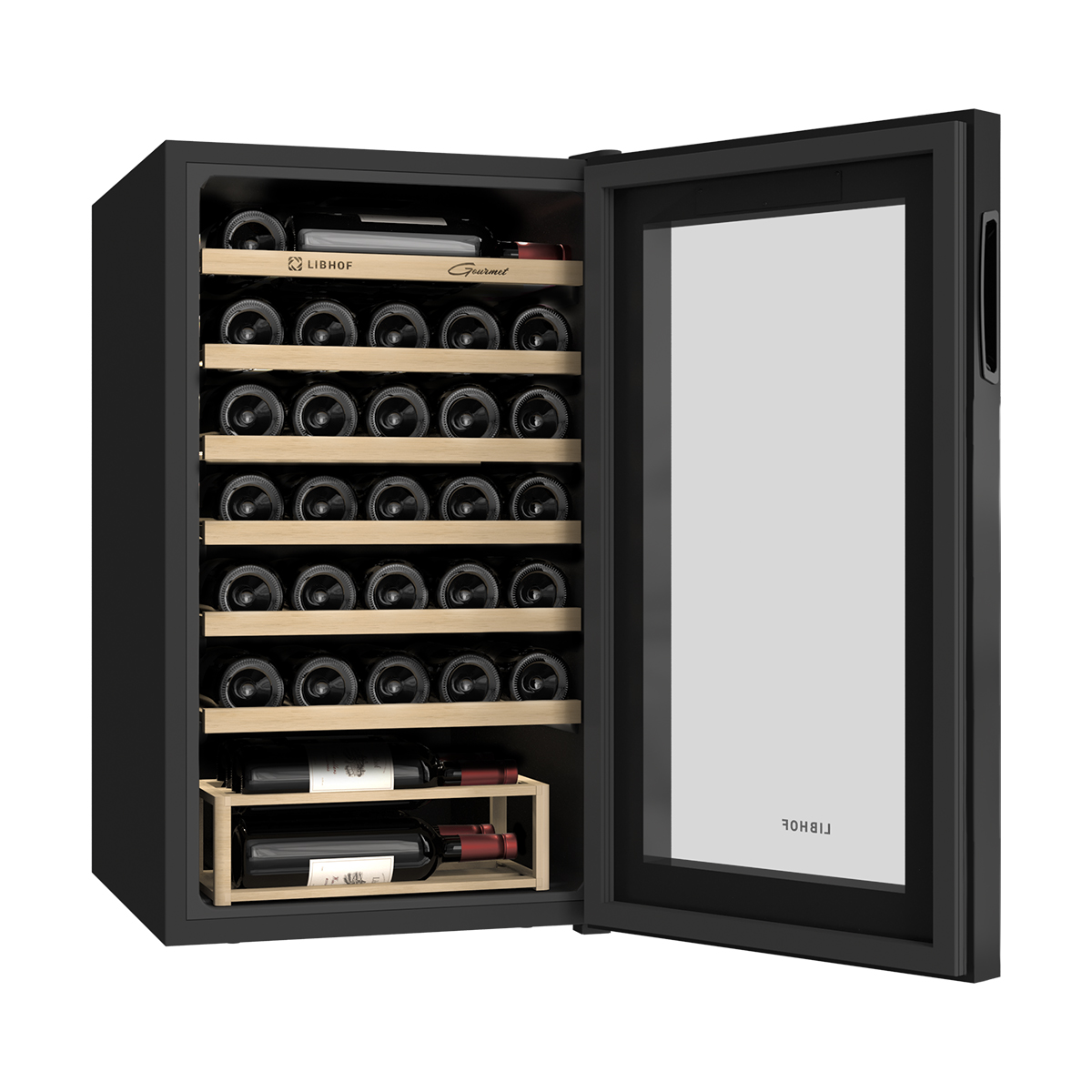 Винный шкаф монотемпературный Libhof GM-33 black