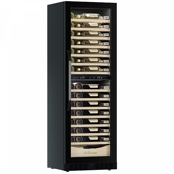 Винный шкаф двухзонный Meyvel MV110-KBT2 (Slim)