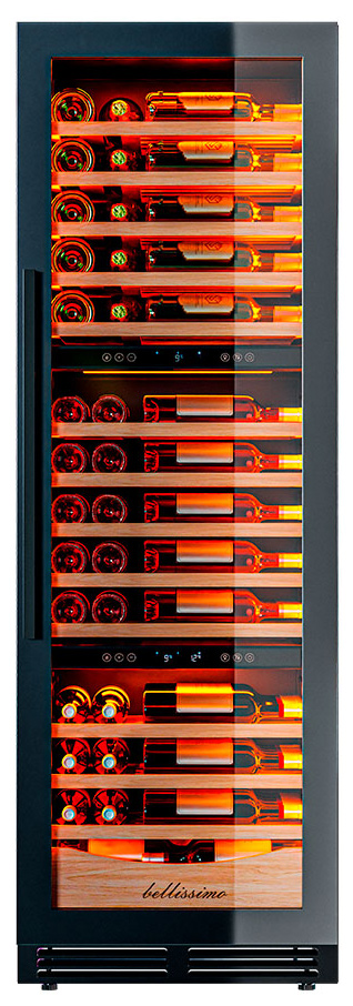 Винный шкаф трехзонный Meyvel MV98-KBT3 (Slim)