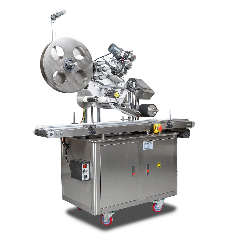 Автоматический встраиваемый этикетировщик с датером Hualian Machinery HLMT-220D Эко