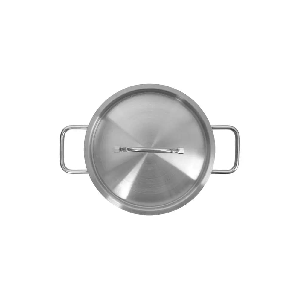 Кастрюля Luxstahl 2л нерж.тройное дно d=190 h=80, ИНДУКЦИЯ, серия "Satin"