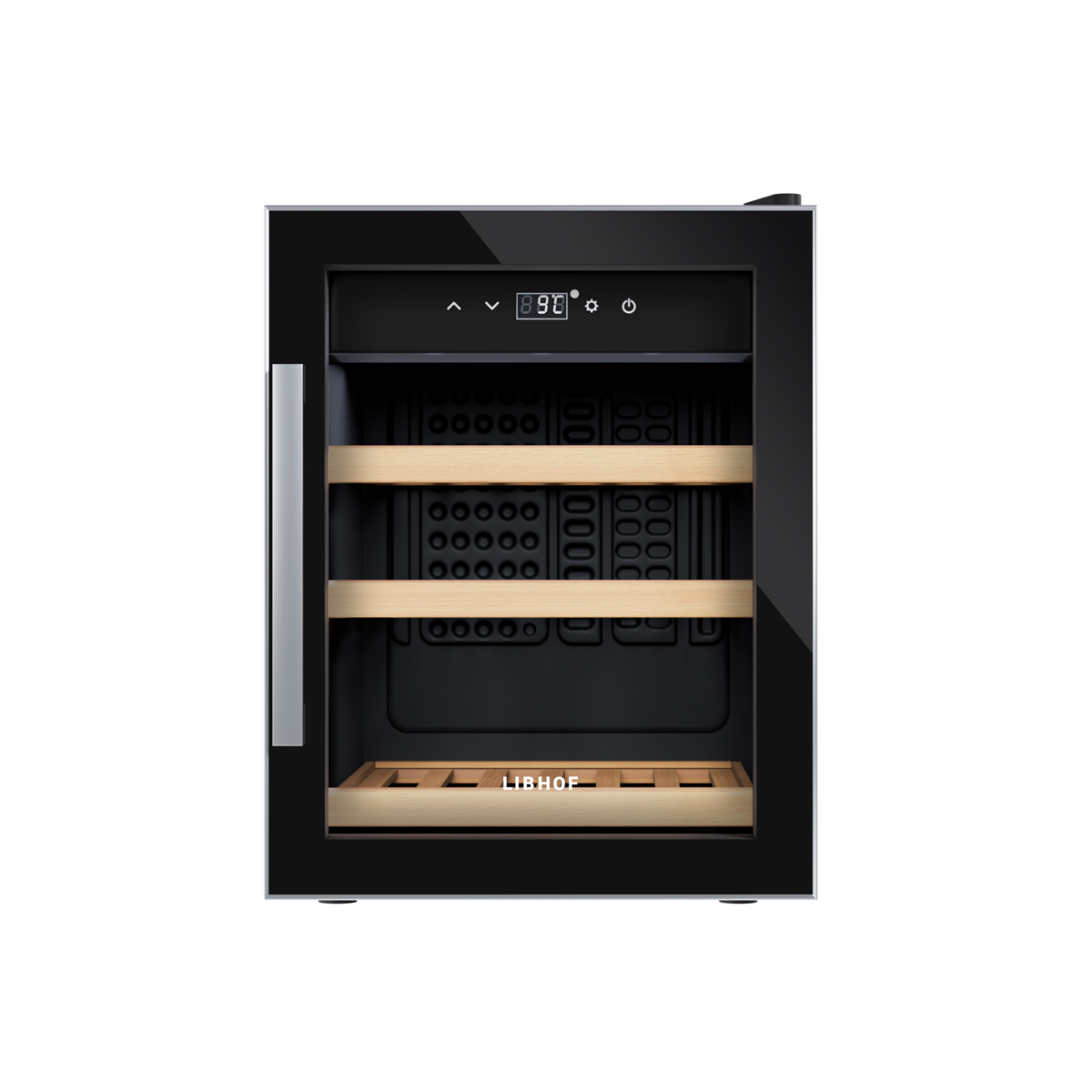 Винный шкаф монотемпературный Libhof GQ-12 black