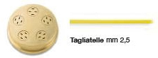 Насадка-лапшерезка Imperia (La Monferrina) 289 (Tagliatelle 2,5 mm)