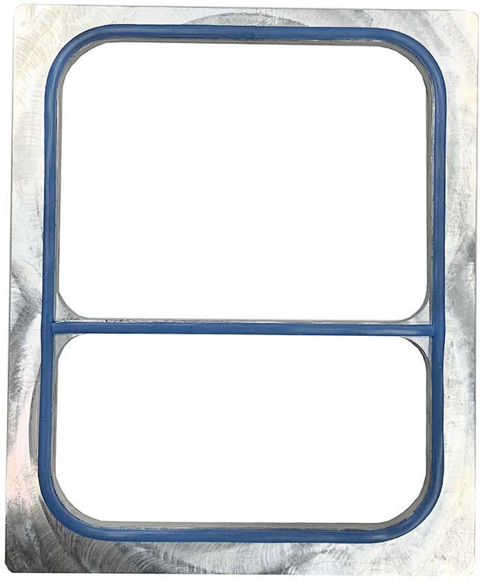 Матрица для запайки 2-х секционных лотков Kocateq Mold 227*178mm 2 sec