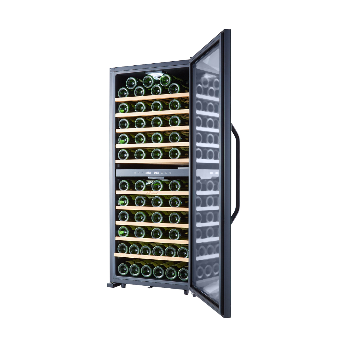 Винный шкаф двухзонный Libhof GMD-87 Black