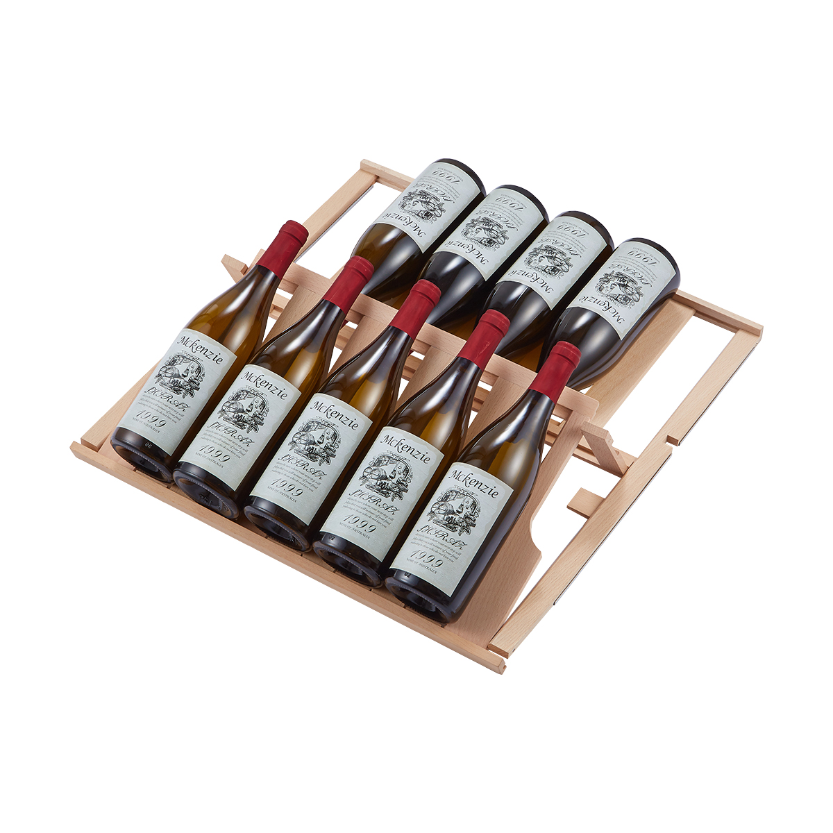 Винный шкаф двухзонный Libhof SED-161 Silver