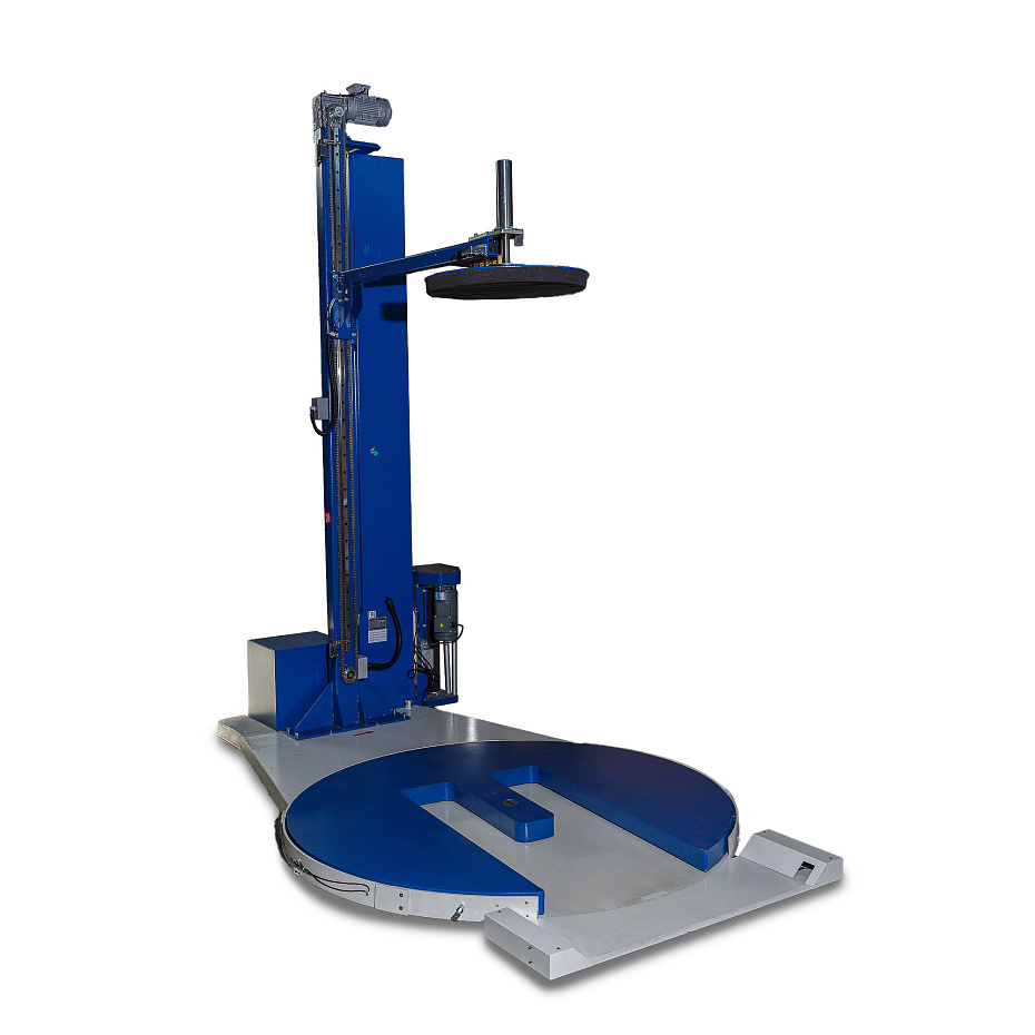 Паллетоупаковщик Hualian Machinery HL-1650FP с E-платформой Про (с моторизированной кареткой, с прижимом)