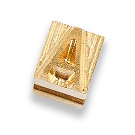 Литера Hualian Machinery "A" для MY-380F/812A/812G (10,5PT, тип T) (00-00001361)