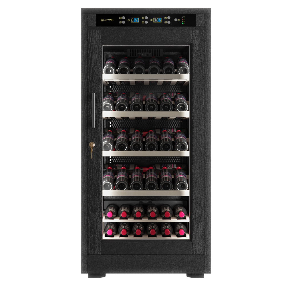 Винный шкаф монотемпературный Meyvel MV66-WB1-M