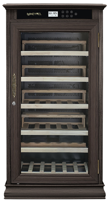 Винный шкаф монотемпературный Meyvel MV69-WD1-C (Dark Chocolate)