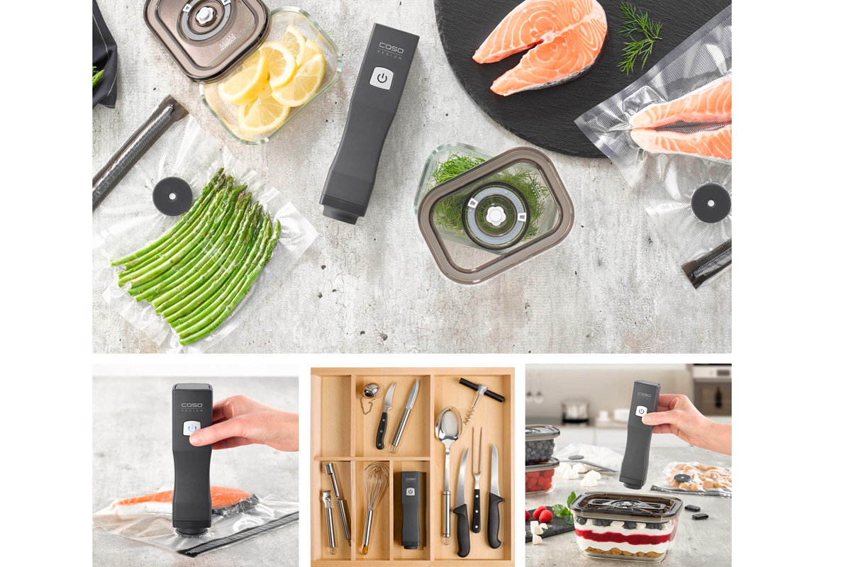 Вакуумный упаковщик бескамерный Caso Vacu OneTouch Eco-Set