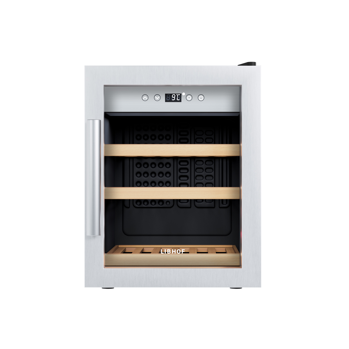 Винный шкаф монотемпературный Libhof GQ-12 silver