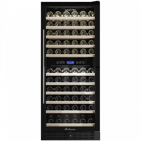 Винный шкаф двухзонный Meyvel MV116-KBT2