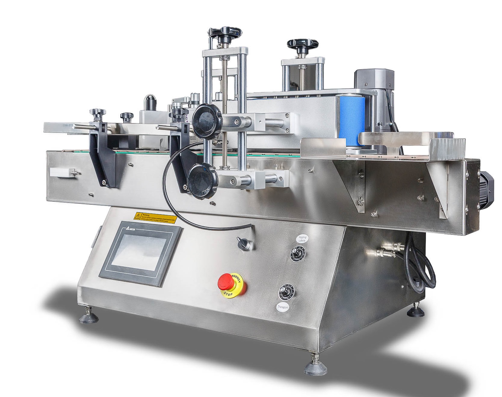 Автоматический этикетировщик для круглой тары Hualian Machinery HLMT-130D