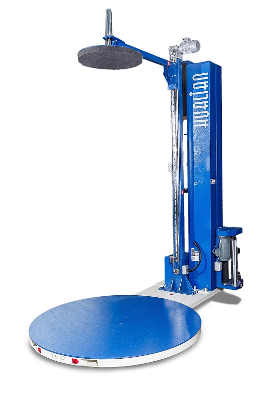 Паллетоупаковщик Hualian Machinery HL-1650P Про (с моторизированной кареткой с престрейчем и прижимом)