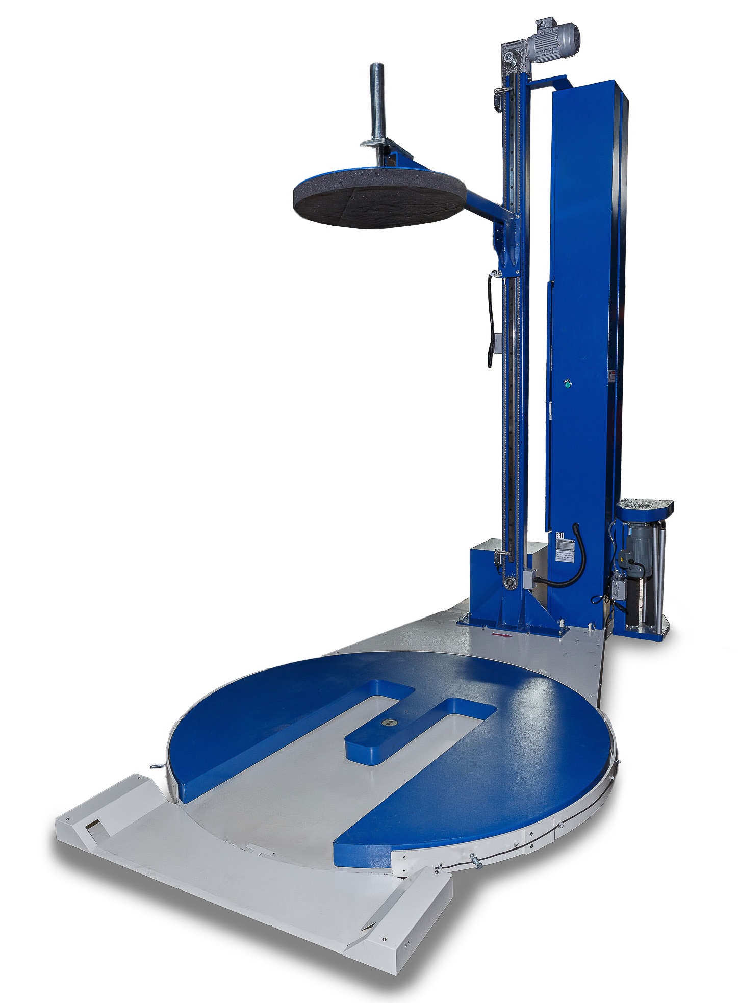 Паллетоупаковщик Hualian Machinery HL-1650FP с E-платформой Про (с моторизированной кареткой, с прижимом)
