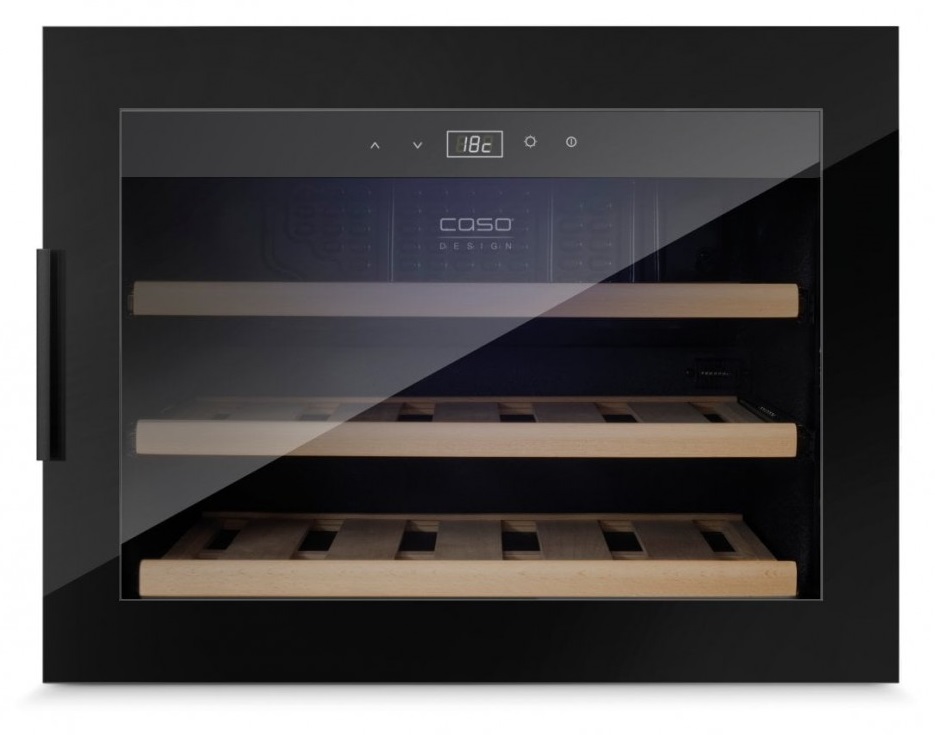 Встраиваемый винный шкаф Caso WineSafe 18 EB Black