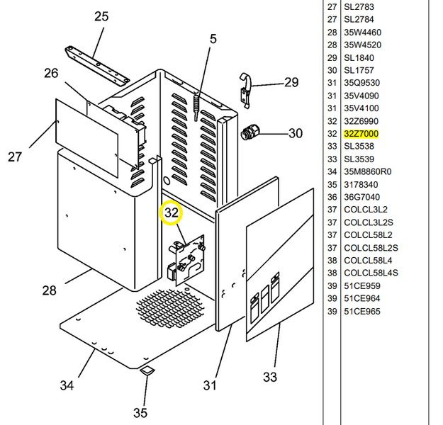 Плата электроники Fimar для CL5, арт.32Z7000