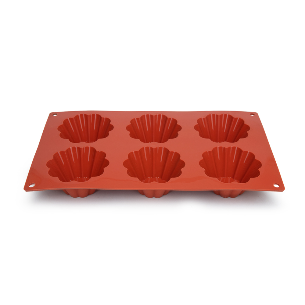 Форма для выпечки Luxstahl Бриошь 298х175 мм Silicon Flex [SF034/N]