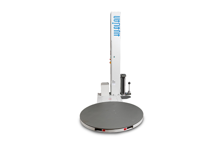 Паллетоупаковщик Hualian Machinery HL-1650E Эко с механическим натяжением